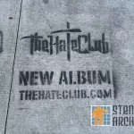SF Valencia St. The Hate Club Advert