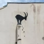 Banksy London 2024 goat