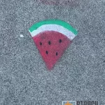 SF Mission Free Palestine watermelon