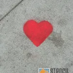 SF Divisadero St. large heart