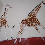 FR Paris giraffes