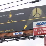 SF Mission Billboard Against War