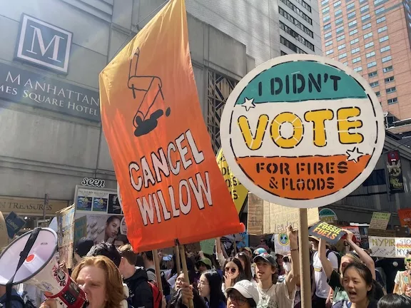 NYC End Fossil Fuels Fires and Floods