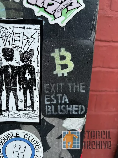 LA New Orleans French Quarter bitcoin