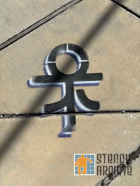 LA New Orleans French Quarter stylized ankh