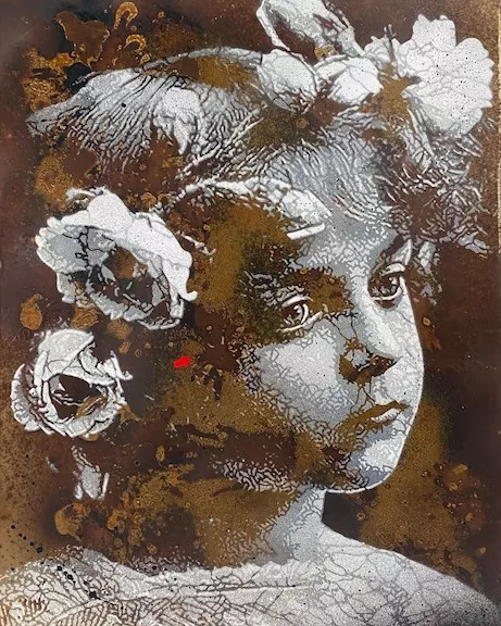 Jef Aerosol rusted plate 01