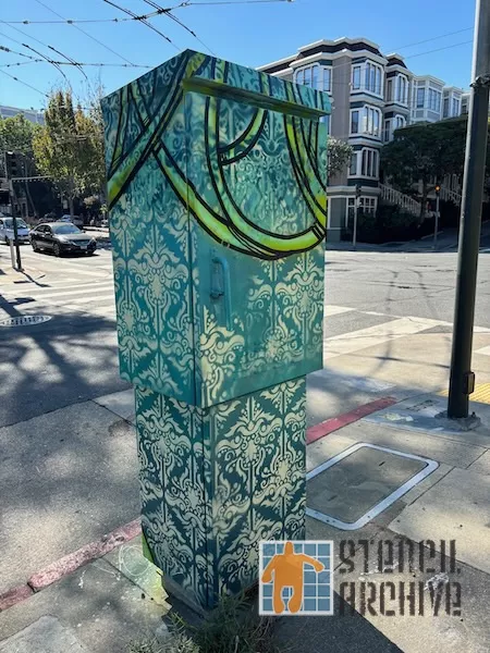 SF Divisadero utility box pattern