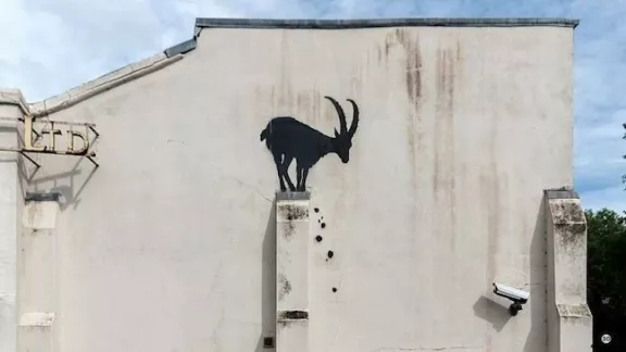 Banksy London 2024 goat