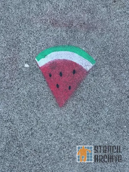 SF Mission Free Palestine watermelon