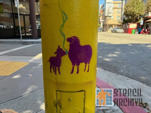 SF Hayes Valley sheep