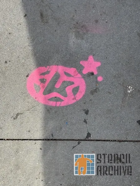 SF Upper Haight pink stars