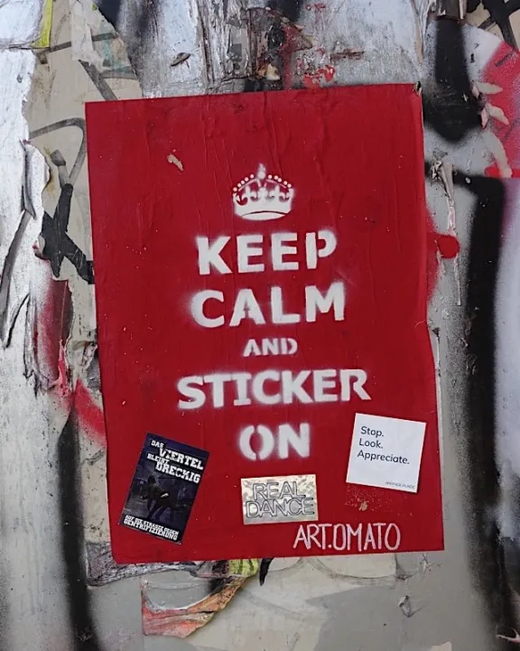 DE Hamburg art.omato sticker on ph TXMX