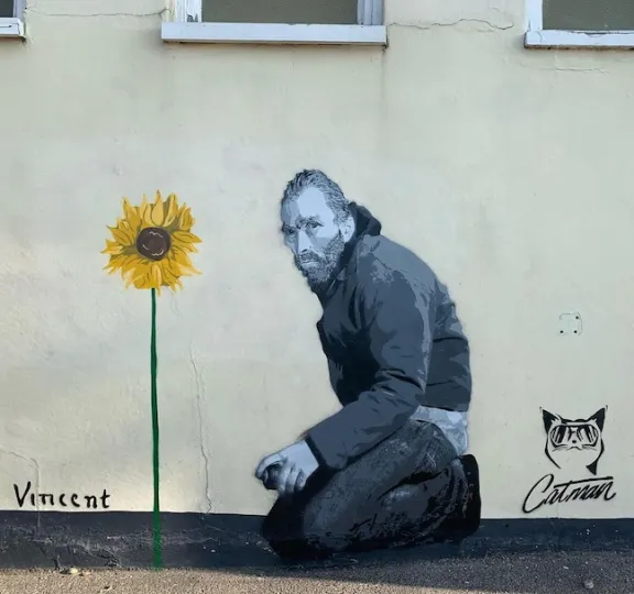 UK Whitstable Catman Vincent Van Gogh