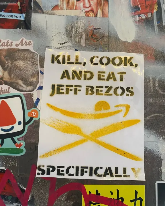 NYC Kill Cook Eat Bezos