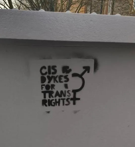 UK Edinburgh CIS Dykes for Trans Rights