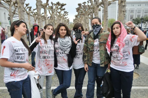 SF Protest Operation Iraqi Freedom