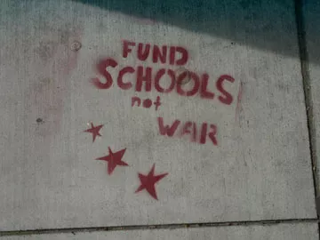 SF Mission Fund Schools Not War