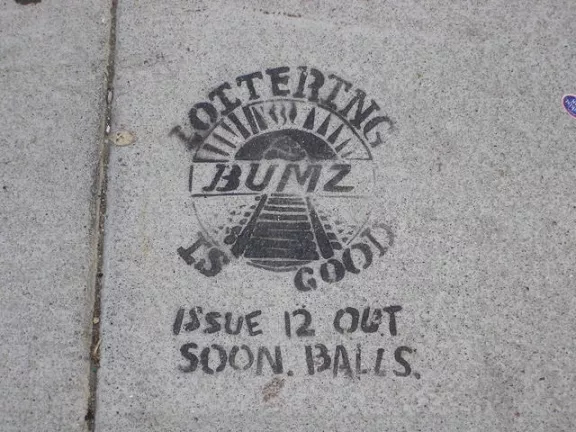 SF Mission Loitering Bums Advert