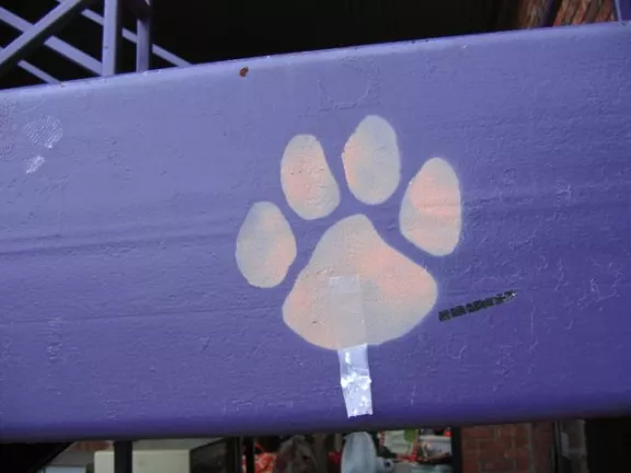 SC Clemson Tiger Paw